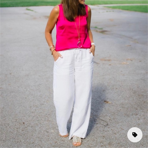 Alfani Pants & Jumpsuits Wide Leg Linen Pant Poshmark